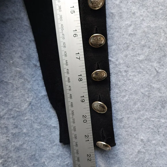 Sézane Paulo Jumper Pullover Sweater Merino Wool in Black SHRUNKEN - Picture 8 of 8